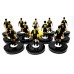 Subbuteo Andrew Table Soccer AEK away 1979-1980 on Classic Hasbro Bases